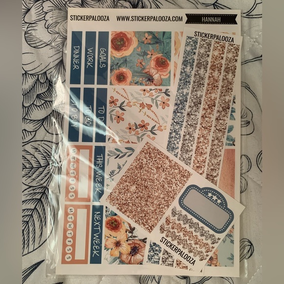 Planner stickers Hannah Stickerpalooza weekly spread horizontal Happy Planner - Picture 2 of 7